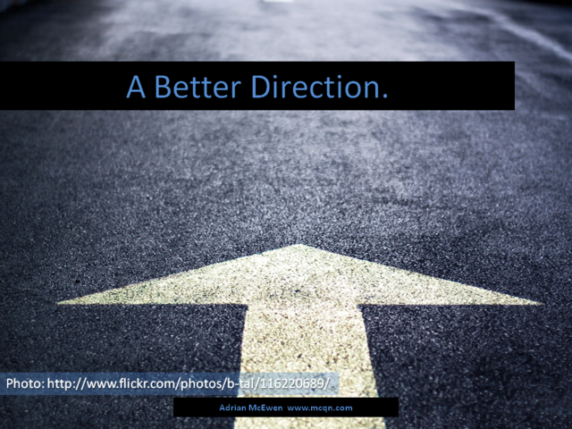 A Better Direction