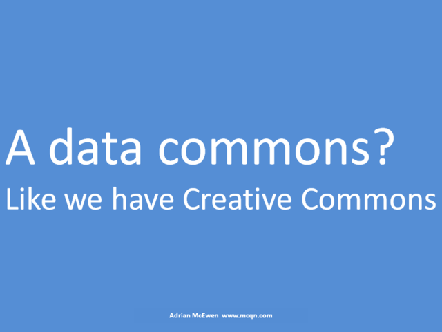 A data commons?  Like we have Creative Commons