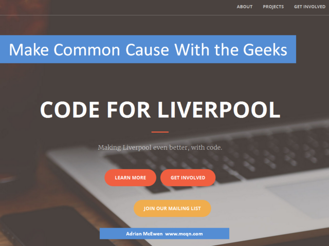Make Common Cause With the Geeks: Code For Liverpool