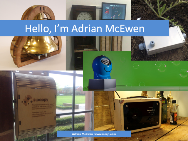 Hello, I'm Adrian McEwen