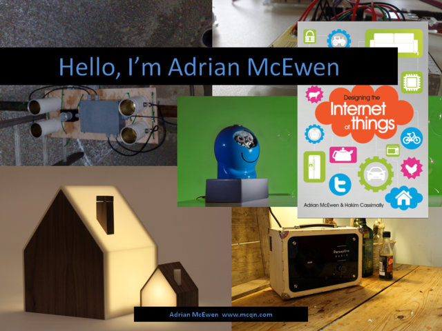 Hello, I'm Adrian McEwen