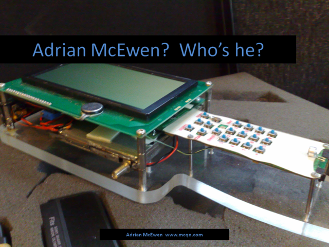 Adrian McEwen?  Who's he?