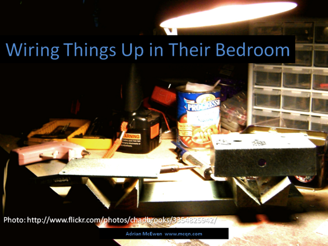 Wiring Things up in Their Bedroom