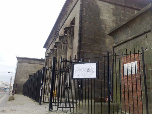 The rather impressive front of the Templeworks building