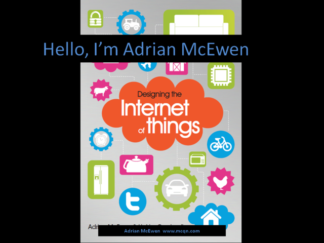 Hello, I'm Adrian McEwen